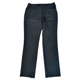 Oobe Womens' Ponte Knit Grey Chino Tailored Dress Pants Career Minimalist Preppy